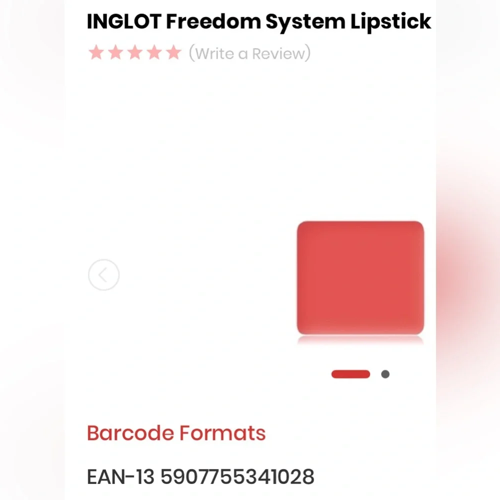 Inglot Freedom System Square Lipstick Matte #502